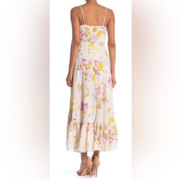 Nanette Lepore Oh So Pretty Hi-Lo Midi Floral Dress Size 2 - Picture 3 of 7